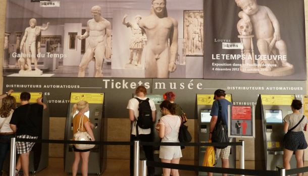 biglietteria automatica louvre