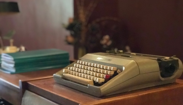 antica macchina da scrivere del frimi