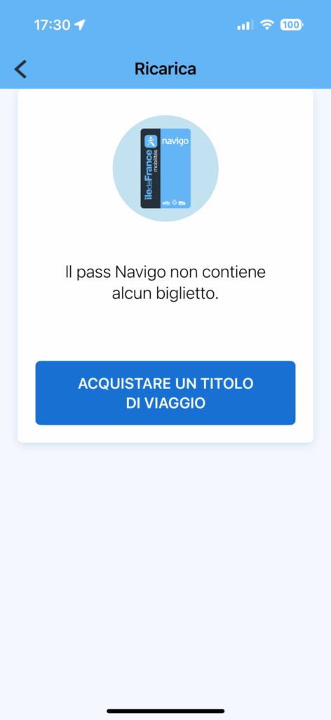 ricarica navigo easy